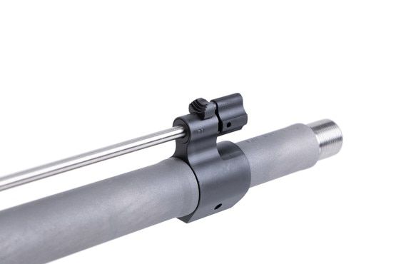 This Stainless AR-10 barrel features a 5/8x24 threaded muzzle.